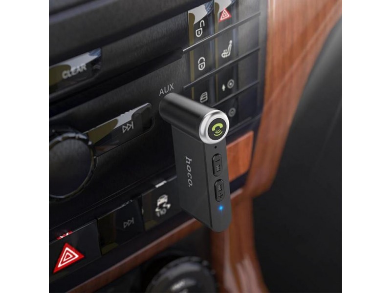 Bluetooth Car Receiver AUX 3.5 mm E58 HOCO для автомагнитолы c AUX 3.5 mm входом)