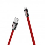 Кабель USB - Lightning HOCO U74, 2,4A красный 1,2м (в оплетке)