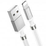 HOCO U91 Magic magnetic charging cable for Lightning белый