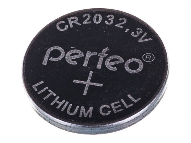 Батарейка литиевая Perfeo CR2032/5BL Lithium Cell (цена за 1 шт)