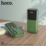 Универсальный дополнительный аккумулятор HOCO DB07 large screen power bank (10000mAh) зеленый