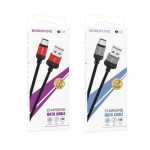 USB D.CABLE BOROFONE BX28 Dignity charging data cable for Type-C (красный) 1 метр