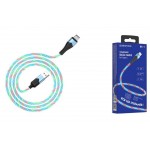 USB D.CABLE BOROFONE BU19 Streamer charging data cable for Type-C (синий) 1 метр