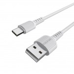 Кабель USB - USB Type-C BOROFONE BX16, 2A белый 1м