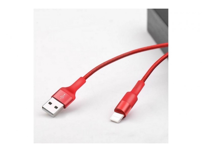 HOCO X26 Xpress charging data cable for Lightning 1м красный