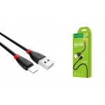 Кабель USB - Lightning HOCO X27, 2,4A черный 1,2м