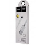 Кабель USB - Lightning HOCO X5, 2A белый 1м