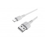 Кабель USB - Lightning BOROFONE BX16, 2,4A белый 1м