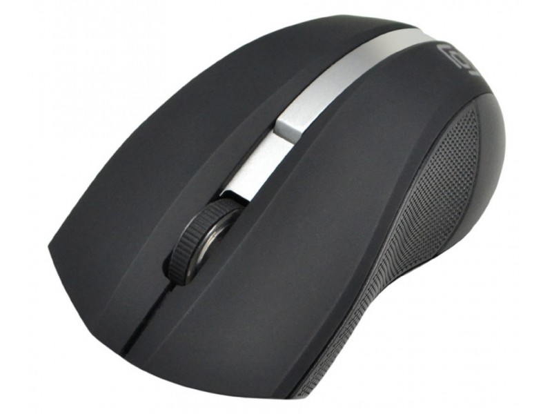 Мышь Оклик 615MW черный/серебристый оптическая (1200dpi) беспроводная USB для ноутбука (3but)
