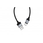 Кабель USB - MicroUSB BOROFONE BX28 2A (серый) 1м