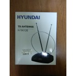 Антенна телевизионная Hyundai H-TAI120 3дБ пассивная черный каб.:1.35м