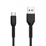 Кабель USB - USB Type-C SENDEM T8 Черный 6A (TYPE C) 1м