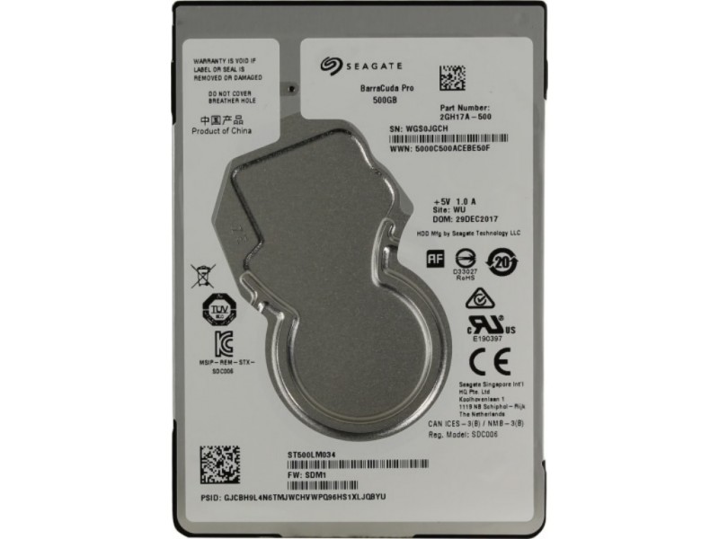 Жесткий диск HDD 500 Gb SATA 2.5" Б/У