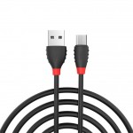 USB D.CABLE micro USB HOCO X27 Excellent charge charging data cable (черный) 1 метр