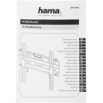 Кронштейн для телевизора Hama H-118106 черный 19"-48" макс.25кг настенный фиксированный