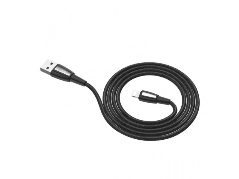 Кабель USB - USB Type-C HOCO X39, 2,4A черный 1м ( в оплетке)