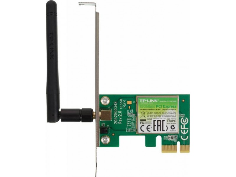 Сетевая карта TP-LINK TL-WN781ND Wireless N PCI Express Adapter (802.11b/g/n,  150Mbps,  2dBi)
