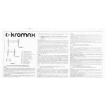 Кронштейн для телевизора Kromax FLAT-1 черный 32"-90" макс.65кг настенный фиксированный