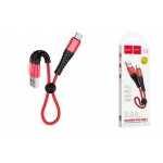 USB D.CABLE HOCO X38 Cool Charging data cable for Type-C(L=0.25M) (красный)
