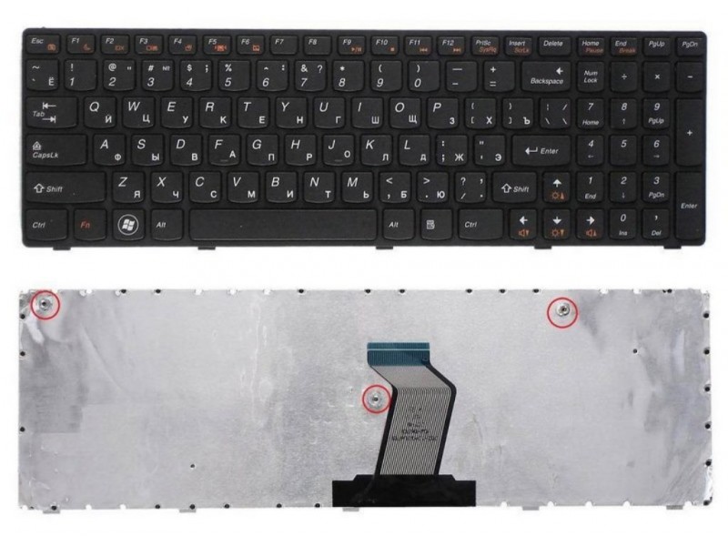 Клавиатура для ноутбука Lenovo Z560 (TOP-90697)(003123)