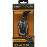 Манипулятор A4Tech V-Track Padless Mouse N-60F-Carbon(2)  (RTL)  USB  4btn+Roll, уменьшенная