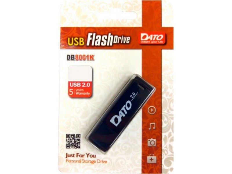 Флеш Диск Dato 32GB DB8001 DB8001K-32G USB2.0 черный