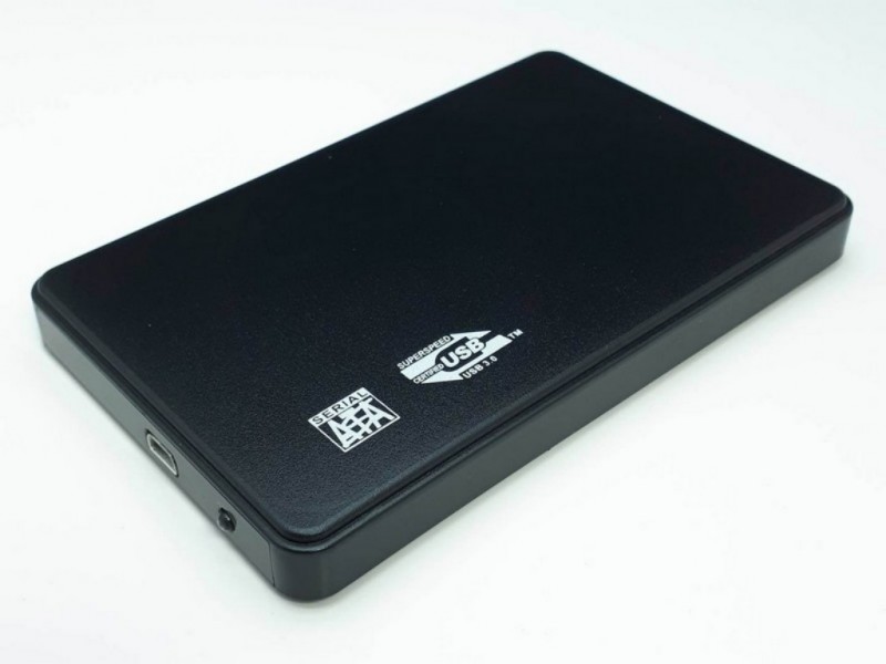 Кейс USB3.0 S2511U3_Black для HDD/SSD SATA 2.5'' пластиковый