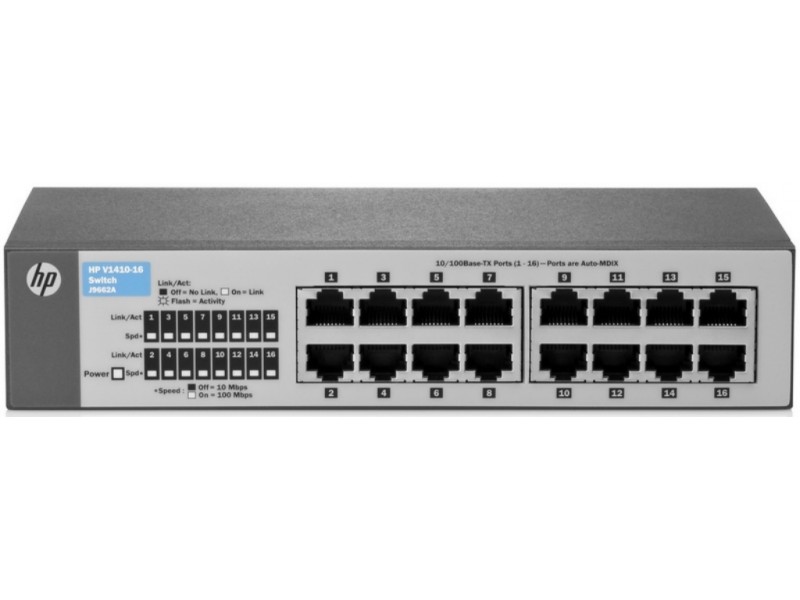 Коммутатор HP J9662A V1410-16  Switch (16UTP 10/100Mbps)