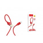 HOCO U55 Outstanding charging data cable for Lightning 1м красный