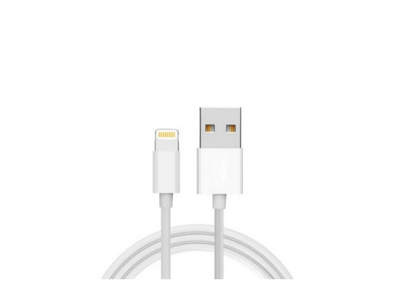 Кабель USB - Lightning cable (белый, Азия) 1 м