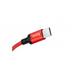 Кабель USB - USB Type-C HOCO X14, 3A красный 1м