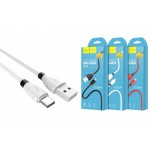 Кабель USB - USB Type-C HOCO X27, 2,4A белый 1,2м