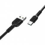 Кабель USB - USB Type-C HOCO X33, 5A черный 1м