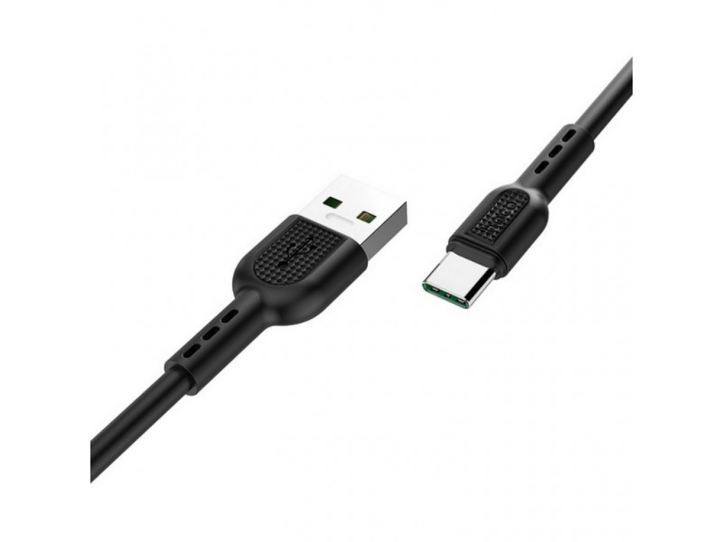 Кабель USB - USB Type-C HOCO X33, 5A черный 1м