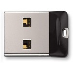 Флеш Диск Sandisk 64Gb Cruzer Fit SDCZ33-064G-G35 USB2.0 черный