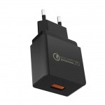 Сетевое зарядное устройство USB Орбита OT-APU29 QC3.0, 3000mA (черный)