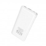 Универсальный дополнительный аккумулятор HOCO  J50 Surf wireless charging mobile power bank белый