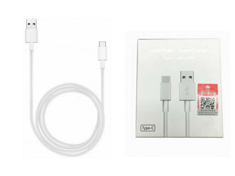 Кабель USB - USB Type-C Huawei белый 1м