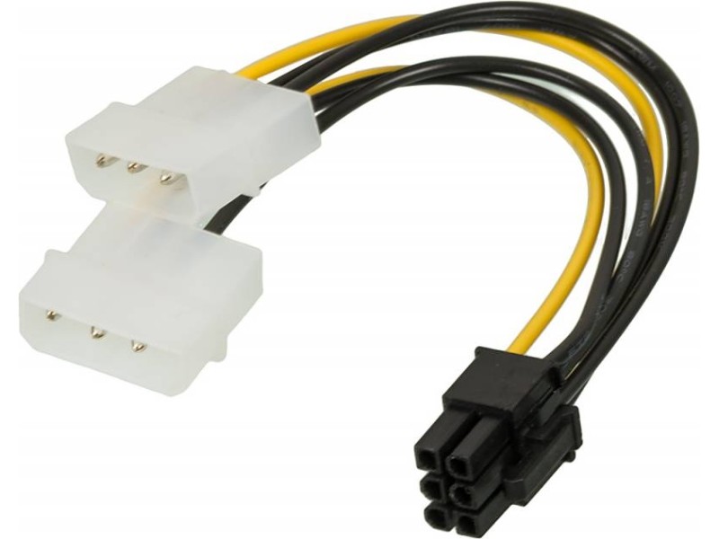 Кабель Ningbo RTL-C32 PCI-E 6pin Molex 8980