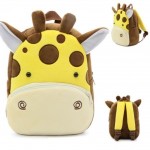 Рюкзак детский "Плюшевый жирафик" (19х8х23 см, ткань полиэстер, жёлто-коричневый)