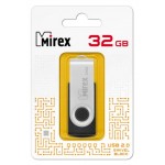 USB флэш-накопитель  32 ГБ  Mirex SWIVEL BLACK 32GB  (ecopack)