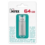 USB флэш-накопитель  64 ГБ  Mirex UNIT SILVER 64GB (ecopack)