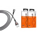 USB D.CABLE micro USB BOROFONE BU23 Highway charging data cable (серый) 1 метр