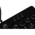 Клавиатура Оклик 420MRL черный USB slim Multimedia LED