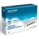 Коммутатор TP-Link TL-SF1005D (L2) 5x100Мбит/с неуправляемый