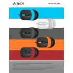 Мышь A4Tech Fstyler FM10 черный/оранжевый оптическая (1600dpi) USB (4but)