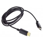 Кабель аудио-видео Buro DisplayPort (m)/HDMI (m) 1.8м. позолоч.конт. черный (BHP RET HDMI_DPP18)