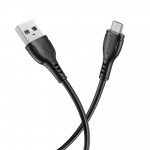 Кабель USB - MicroUSB BOROFONE BX51 2,4A (черный) 1м