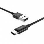 Кабель USB - MicroUSB HOCO X23 2,4A черный 1м