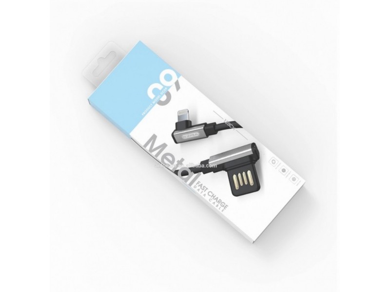 Кабель USB - USB Type-C EZRA DC09, 2.1A (TYPE-C) 1.2м (угловой)
